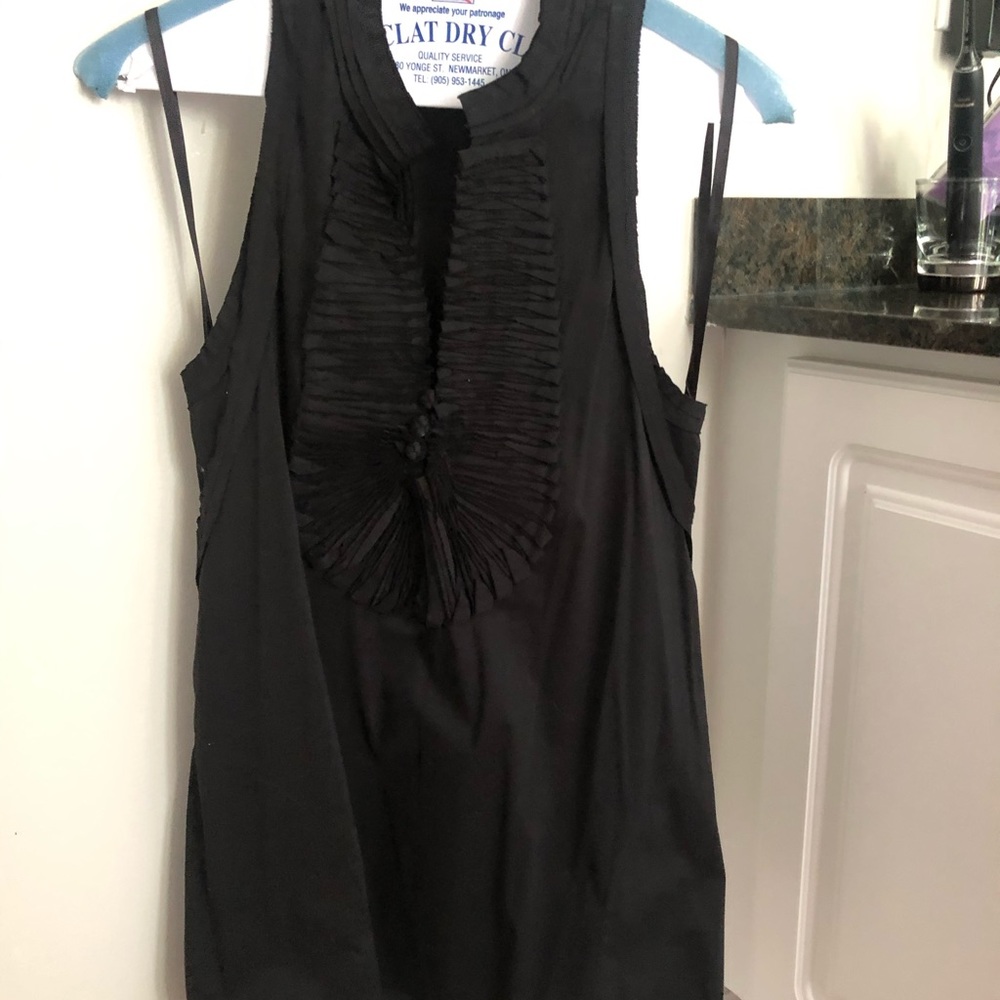 Black beautifully detail black. BCBG.